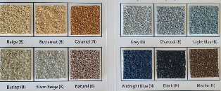 Thermal CorkShield colour options and swatches